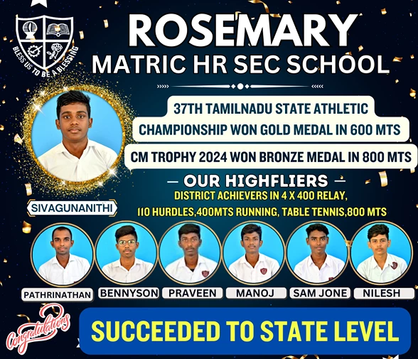 37TH TAMILNADU STATE ATHLETIC CHAMPIONSHIP WON GOLD MEDAL IN 600 MTS CM TROPHY 2024 WON BRONZE MEDAL IN 800 MTS